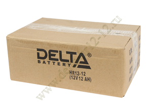 Закрытая коробка с аккумуляторами Delta HR 12-12